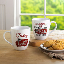 Atlanta Falcons Coffee Mug 17oz Ceramic 2 Piece Set with Gift Box - $84.49