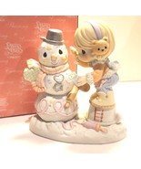Precious Moments SPRINKLED IN SWEETNESS Decorating Christmas Snowman  40... - £39.50 GBP