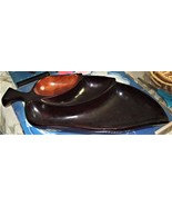 Wooden Divided Dish - Leaf Shaped Serving Snack Tray (3 Sections) - $19.89 CAD