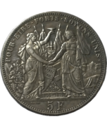 1876 Festival Federal de Tiro 5 Francos - Lausana Conmemorativo - $18.55 CAD