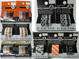 Recollections Halloween BOO RAVENSHEAD MANOR Washi Crafting Tape Set Lot... - £9.71 GBP+