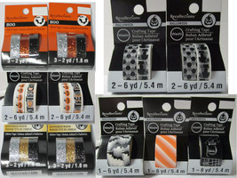 Recollections Halloween BOO RAVENSHEAD MANOR Washi Crafting Tape Set Lot... - $12.19+