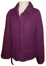 Cabela&#39;s Women’s Small Jacket Waffle Weave Purple LS Button Front Casual - $19.99