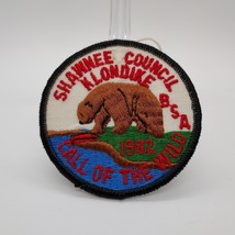 Vintage 1982 Boy Scouts BSA Shawnee Council Klondike Call Of The Wild 3&quot; Patch - £8.58 GBP