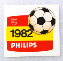 PHILIPS &amp; SPAIN 82 FIFA WORLD CUP ✱ VTG Sticker Decal Soccer Advertising... - $14.84