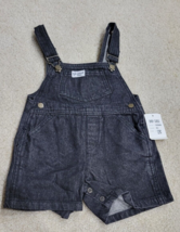Vintage 90s Baby Guess Jeans Toddler Black Adjustable Overalls Size 12 M... - $24.00