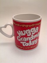 Hug A Grandma Mug / Cup &quot;HUGGA GRANDMA TODAY&quot; Vintage Enesco 1986 - $9.49
