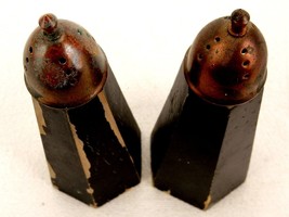 Woodpecker Woodware Octagon Salt &amp; Pepper Shakers, Copper Screw-in Lids,... - £23.07 GBP