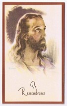 In Remembrance Jesus Prayer Card Bishop of Hamilton in Bermuda 1974 - $2.96