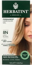 NEW Herbatint Permanent Hair Dye Color Gel - 8N - Light Blonde Haircolor - £19.58 GBP