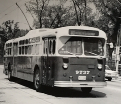 Trackless Trolley Bus Chicago Transit Authority CTA #9737 Route 80 Irving Photo - $9.49