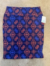 LuLaRoe Cassie Pencil Skirt Womens Sz 2XL Fall Geometric Geo Dots  Print... - $214.92 MXN