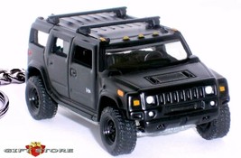 Rare Key Chain Ring Hummer H2 4X4 Tactical Black Ops Custom Limited Edition New - £43.56 GBP