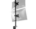VIVO Dual LCD Monitor Desk Mount Stand Heavy Duty Stacked, Holds Vertica... - $65.99