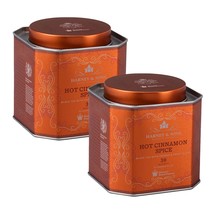 Harney &amp; Sons Hot Cinnamon Spice Tea - 30 Tea Sachets (Pack of 2) - Blac... - $44.09