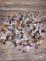 Tumbled Crystal Chips - Bulk Tumbled Stones Assorted Crystal Gemstones 1/2 Pd O - £13.54 GBP