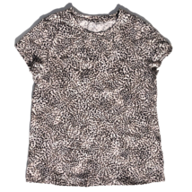 Athleta shirt women size S Organic Daily Tee short sleeve top in leopard... - $11.49