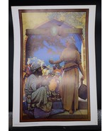 Vtg &quot;Lamp Seller of Bagdad&quot; Maxfield Parrish Poster Book Print &#39;74 Nosta... - $731.52 MXN