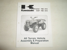 2004 2005 Kawasaki Prairie 700 4x4 KVF Atv Assemblage Préparation Manuel - £59.74 GBP