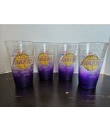 (4) LA Lakers Miller Lite Pint Size Glasses Kobe Shaq LeBron James - $1,293.97 MXN