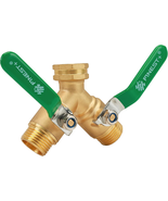 Garden Hose Splitter 2 Way, Heavy Duty Brass Y Valve Garden Hose Splitte... - $505.79 MXN Garden Hose Splitter 2 Way, Heavy Duty Brass Y Valve Garden Hose Splitte... - $505.79 MXN