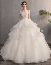 Princess Ball Gown Wedding Dress - £215.54 GBP