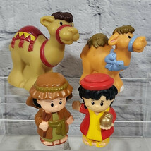 Fisher-Price Little People Christmas Nativity Figures Lot Of 4 Wisemen C... - $14.84