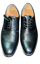 Alberto Fellini Men Black Lace Up Round Toe Oxfords Dress Shoes Size 9.5 - $31.00