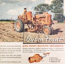 1947 Allis Chalmers Tractor Implements Advertisement Agriculture Farming... - $560.27 MXN