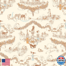 NuWallpaper x Rachel Antonoff Orange Worst in Show Peel &amp; Stick Wallpape... - $68.42