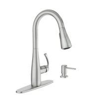 *Moen 87014SRS Essie Pull-Down Sprayer Kitchen Faucet w/ Power Clean - S... - £92.52 GBP