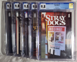 STRAY DOGS #1 THRU 5 Collectors Paradise Variant CGC 9.8 SET Limited to 500 - £617.84 GBP