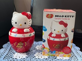 2010 Sanrio Hello Kitty x Jelly Bean Ceramic Cookie/Candy Jar - £39.88 GBP