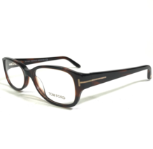 Tom Ford Eyeglasses Frames TF5143 050 Brown Tortoise Gold Rectangular 52... - £104.72 GBP