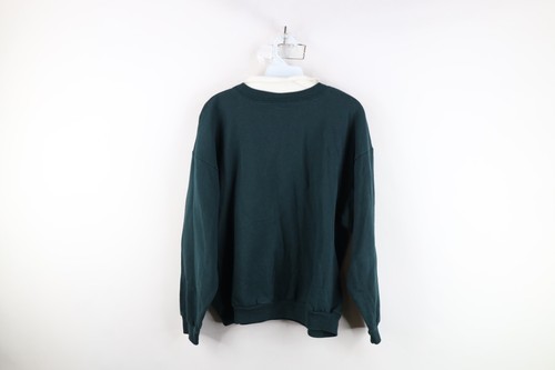 Vintage 90s Streetwear Womens Petite Medium Christmas Dog Cat Snowman Sweatshirt Item image 12