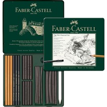 Faber-Castel 24 Piece Pitt Charcoal Set - £43.20 GBP