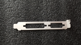Computer Panel Bracket Assembly DB 15 Pin &amp; DB 25 DB25 DB15 Rear PCI bezel - $1.76