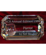 New Swarovski Crystal Pierrot Plaque Annual Edition 1999 Annual Ed Colle... - £29.10 GBP