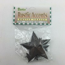 Darice Rustic Accents Star 14 Pieces Various Size Dark Southwest Western... - £11.98 GBP