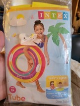Intex Inflatable Pool Float Swirly Whirly Tube With Handles - C1 - $17.81
