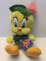 NEW Warner Brothers Looney Toons Robin Hood Tweety Bird 10&#39;&#39; Plush with ... - $37.79 CAD