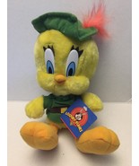 NEW Warner Brothers Looney Toons Robin Hood Tweety Bird 10&#39;&#39; Plush with ... - $37.79 CAD