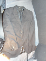 2 Button City Streets Designer Suit Jacket Man&#39;s Classic Spring Summer G... - £28.02 GBP