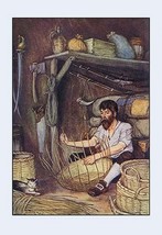 Robinson Crusoe: I Employed Myself by Milo Winter - Art Print - £17.42 GBP+