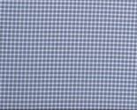 Pima Cotton Pale Blue Plaid Woven Yarn Dyed Cotton Fabric by the Yard D1... - $5.97