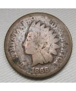 1866 Indian Head Cent AG Coin AE171 - £19.22 GBP