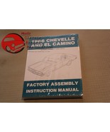 66 Chevelle &amp; El Camino Factory Assembly Line Manual Book Reference Guid... - $44.54 CAD