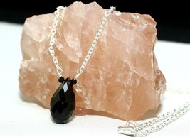 Natural Smoky Quartz Gemstone Handmade Necklace Solid 925 Silver Gift Je... - £5.32 GBP