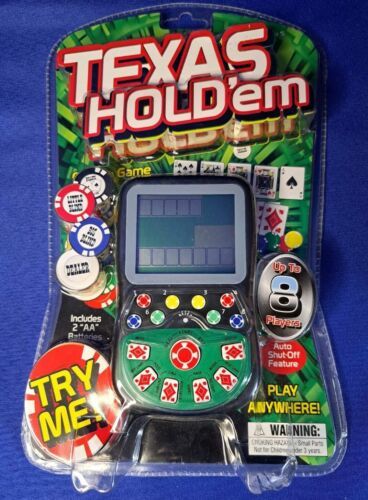 Westminster Pocket Arcade Texas Hold'em Casino Poker Handheld Travel Game New - £9.02 GBP