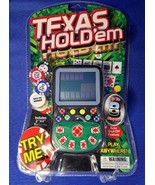 Westminster Pocket Arcade Texas Hold&#39;em Casino Poker Handheld Travel Gam... - $11.29